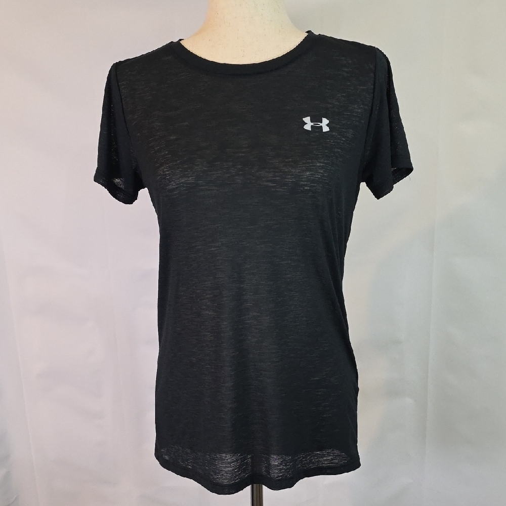 Under‎ Armour Women's Charcoal Short Sleeve Tee Size M